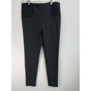 Willow & Clay Charcoal Grey Leggings With Stretch Sz M Rayon, Nylon, Spandex